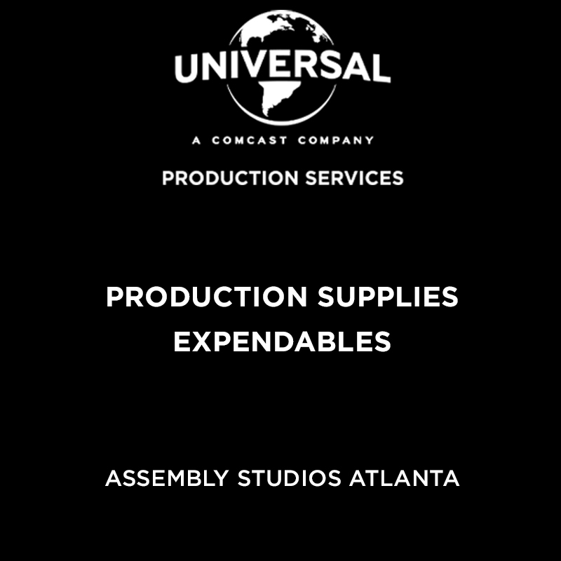 UNIVERSAL PRODUCTION SERVICES PRODUCTION SUPPLIES & EXPENDABLES | Assembly Studios